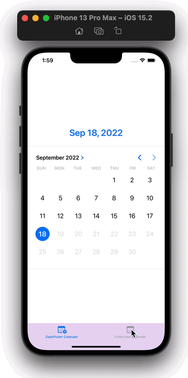 Final Swift UI Calendar Application