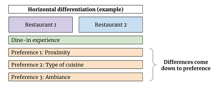 Horizontal Differentiation Strategy