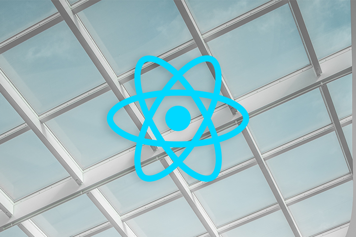 React Logo Over Windows