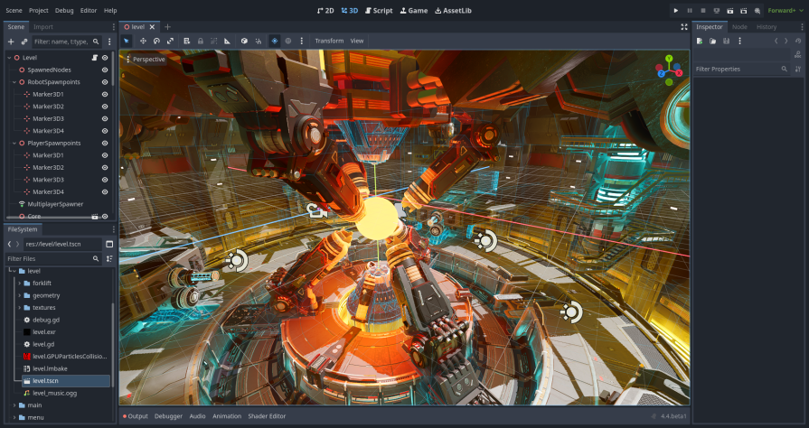 godot interface preview