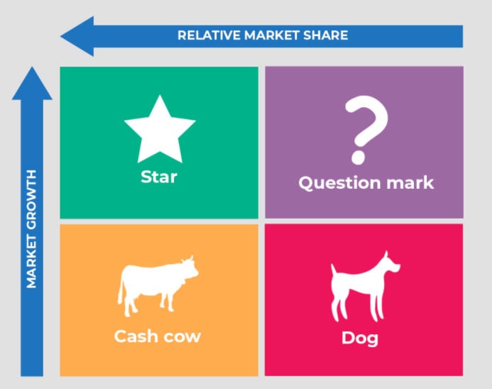 BCG Matrix (Growth Share Matrix) Example