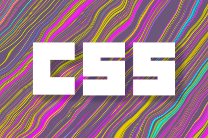CSS Logo Over Swirly Background