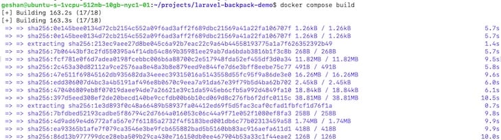 Docker Compose Output