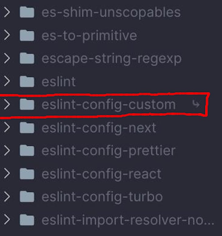 Eslint-config-custom Package