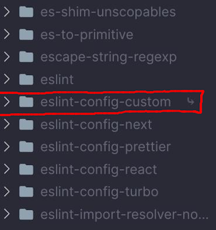 Eslint-config-custom Package