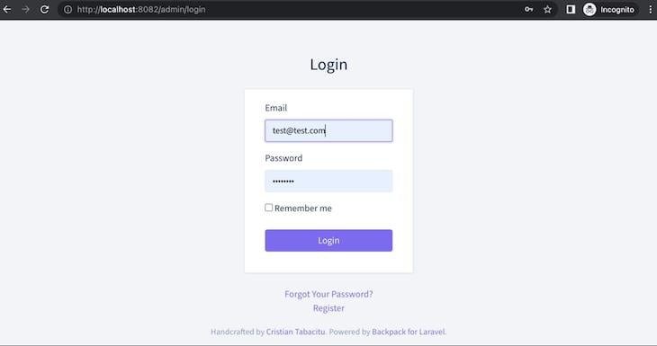 Laravel Login