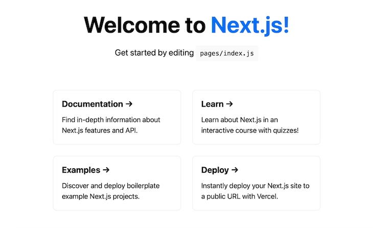 Nextjs Homepage