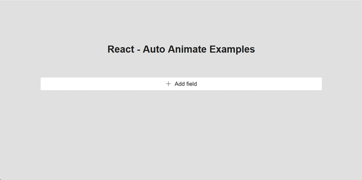 React Animation With AutoAnimate