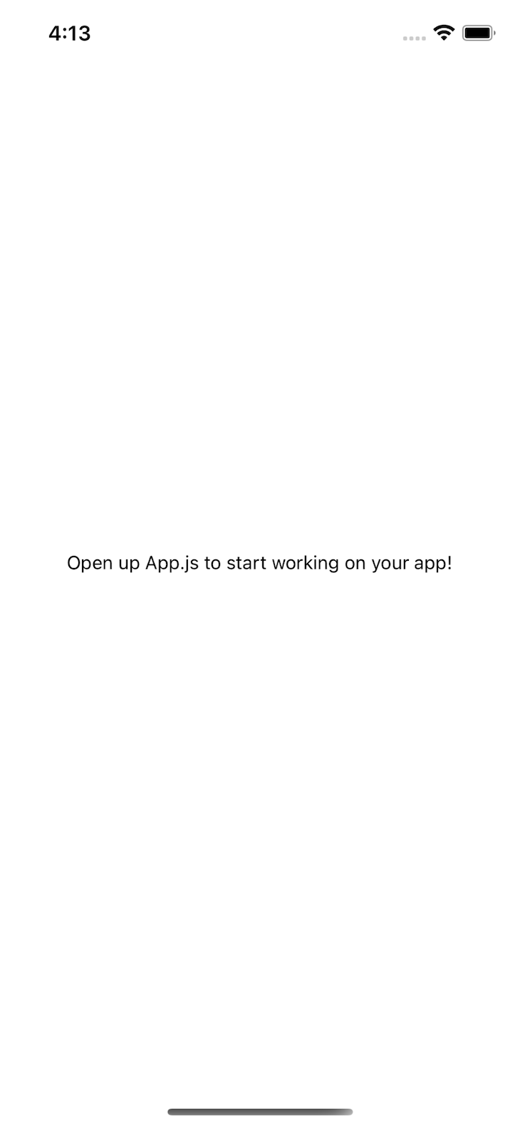 Starting the React Native App