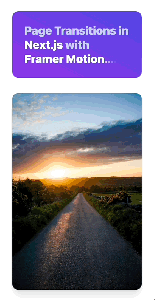 Advanced page transitions with Next.js and Framer Motion - LogRocket Blog