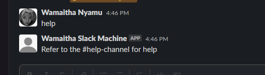 Slack Help Request