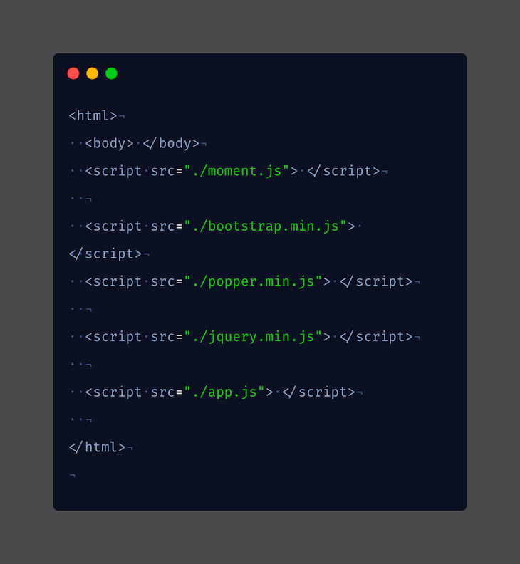 Third-party JavaScript libraries for extra interactivity