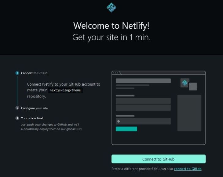 Welcome to Netlify Screen