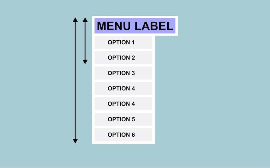 Fitts' Law In Practice: Designing Long Dropdown Menus Makes Later Menu Options Harder To Select