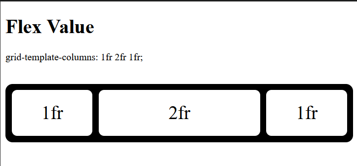 flex value grid template columns css