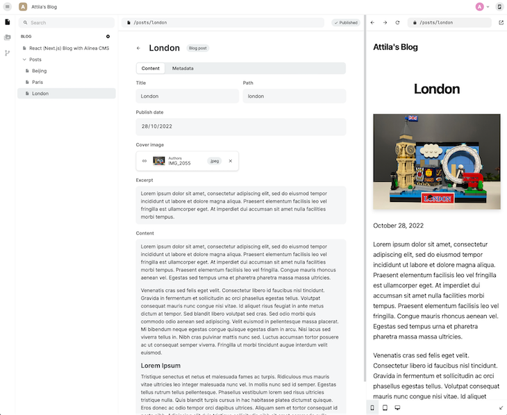 Building faster blogs with Alinea and React - LogRocket Blog