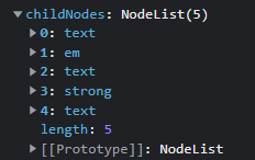 Console.dir ChildNodes Property