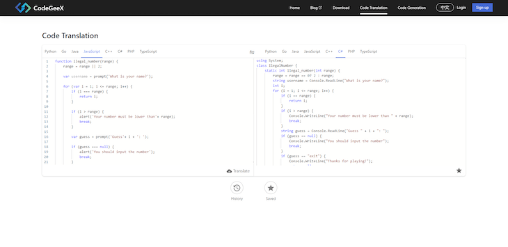 Using CodeGeeX as a GitHub Copilot alternative - LogRocket Blog