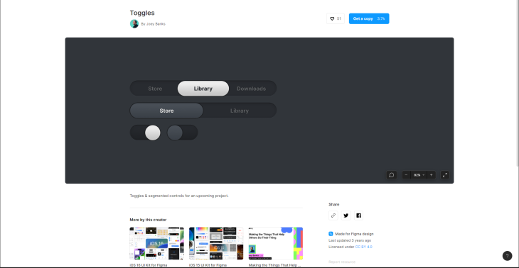 Figma Toggle Button