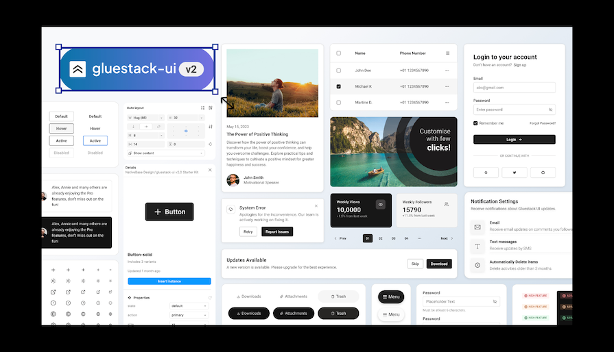 Gluestack UI Component Library