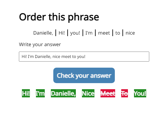 "Order This Phrase" App Created to Illustrate the CSS Custom Highlight API