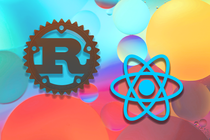 Rust and React Logos