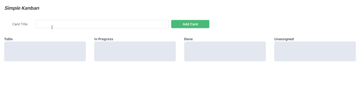 Simple Kanban Final Project Example