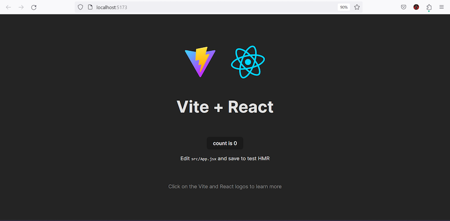 The Vite And React Page
