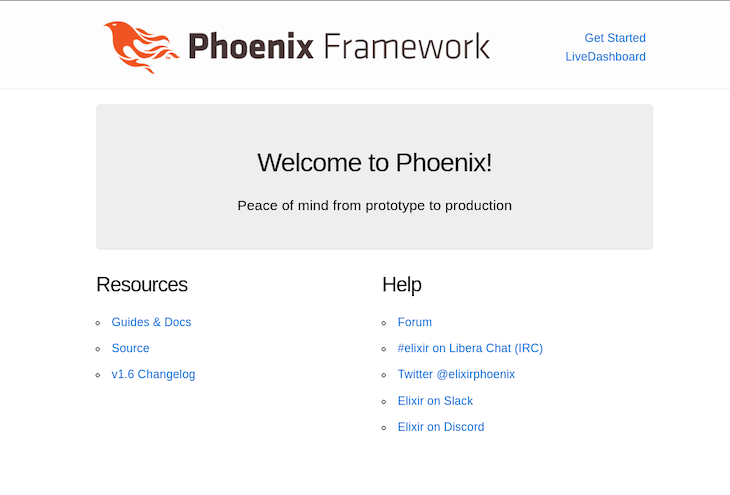 Phoenix Framework Homepage