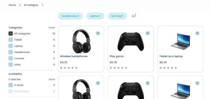 Getting filters right: UX/UI design patterns and best practices ... image.