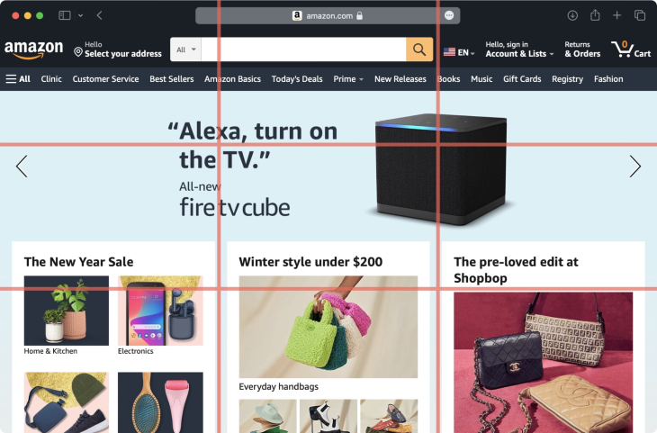 Amazon Landing Page
