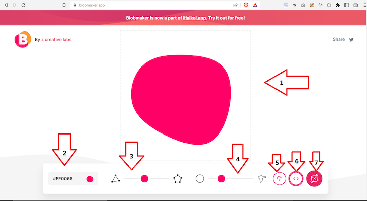 Generating Shapes in CSS With Blobmaker