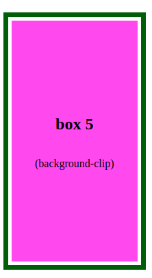 Double-Border Example CSS Background-Clip Property
