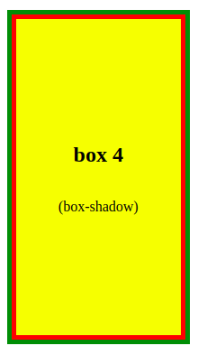Double-Border Example CSS Box-Shadow Property