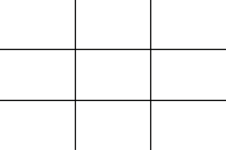 Rule of store thirds grid