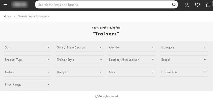 Search filter principles for better UX - LogRocket Blog