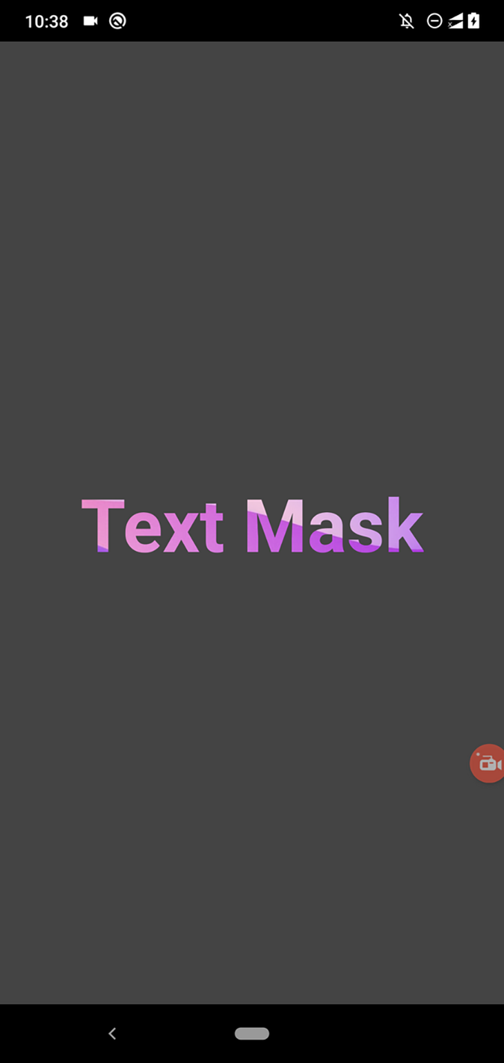 Our image content is only visible within the mask area