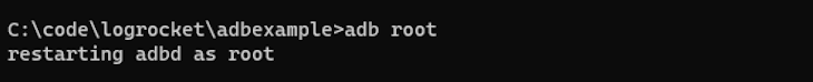 Terminal Open With Black Background And White Text Showing Restart In Process To Run As Root User