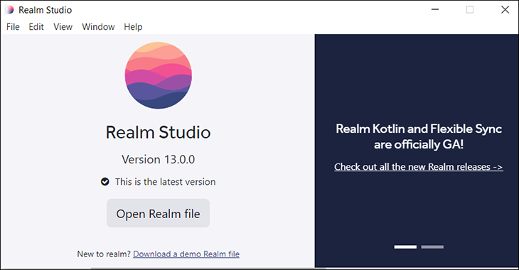 Realm Studio is a GUI editor
