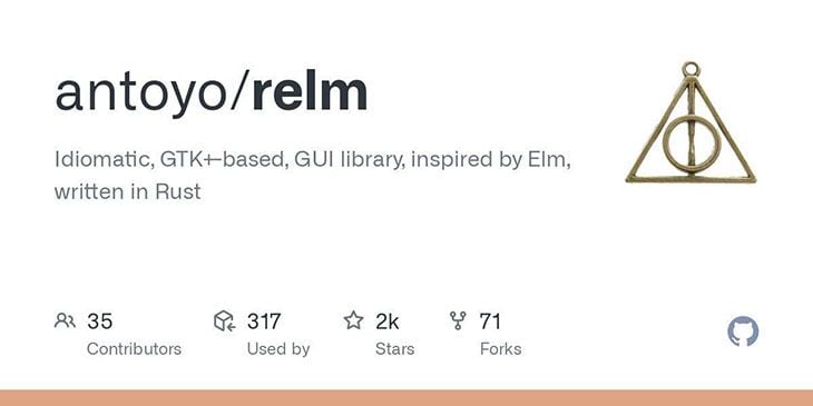 Relm Gui Library Homepage