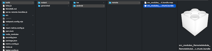 Remote Bundles Are Generated In The Build Folder 
