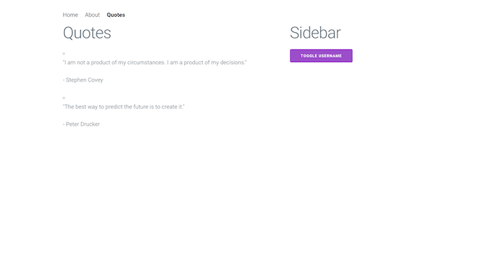 Riot.js App Quotes Component