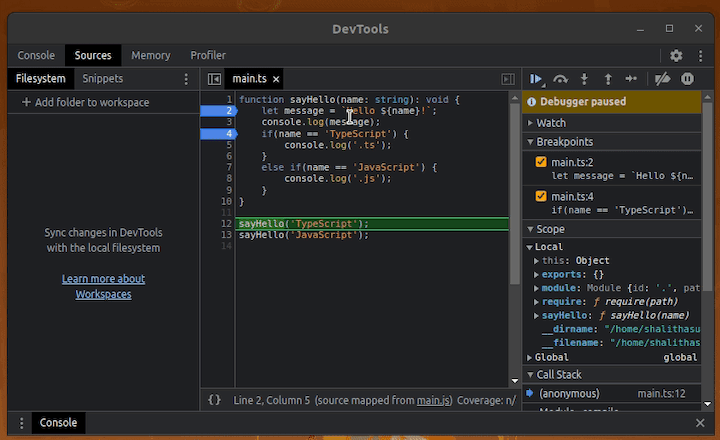 How to debug TypeScript in Chrome - LogRocket Blog