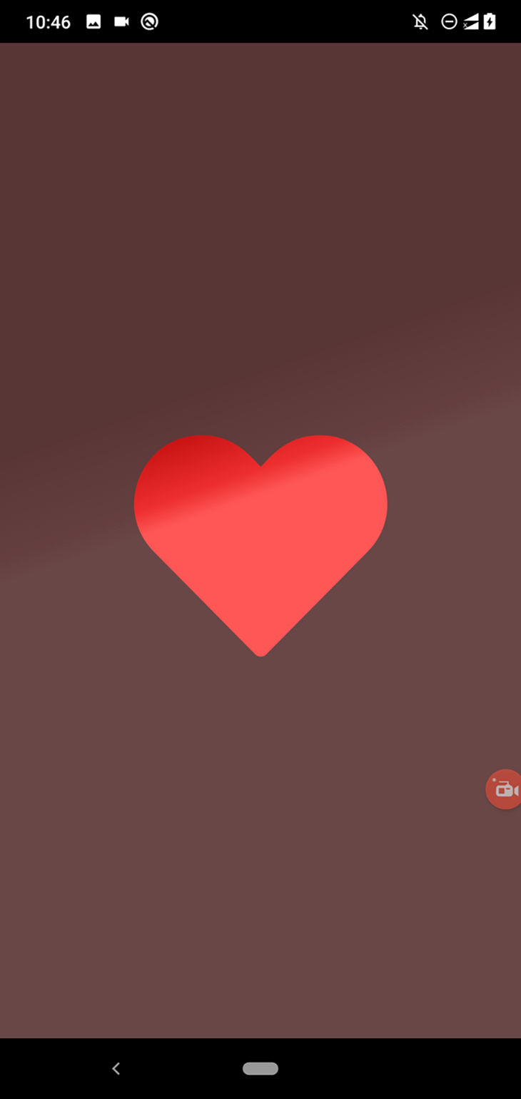 Our heart-shaped vector mask with a gradient background