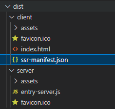 Constructing App Generating Dist Folder Manifest JSON File