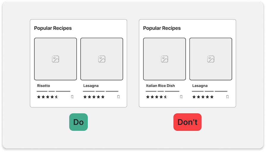 Example Of Clear Secondary Navigation Labels