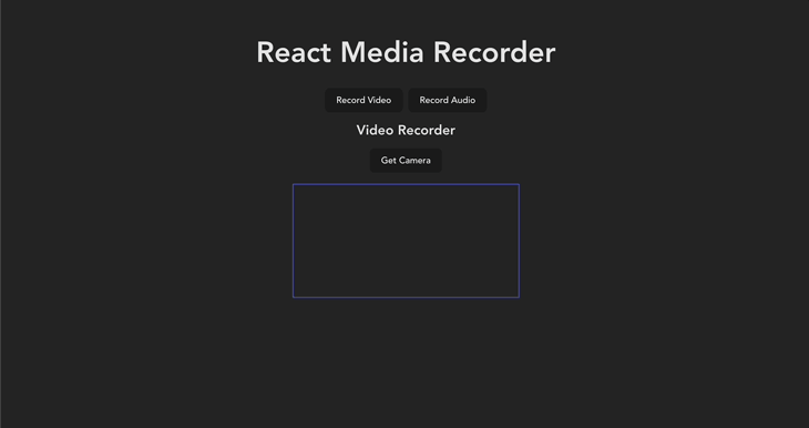 React Audio And Video Recorder Demo