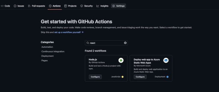 Github Actions Set Up Yaml File