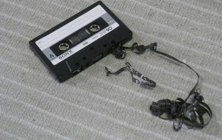 Broken Cassette Tape