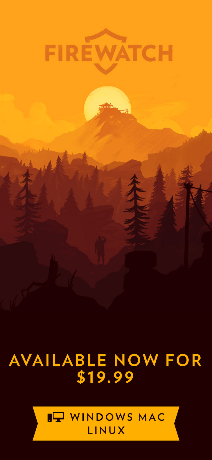 Firewatch Nonparallax Section Mobile UI